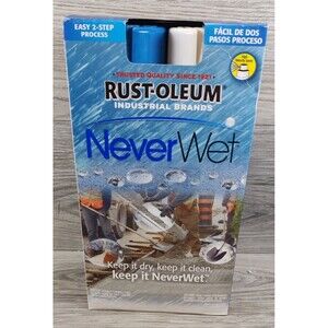 RUST-OLEUM 275185 NEVERWET INDUSTRIAL WATER MOISTUREREPELLENT TREATMENT KIT
